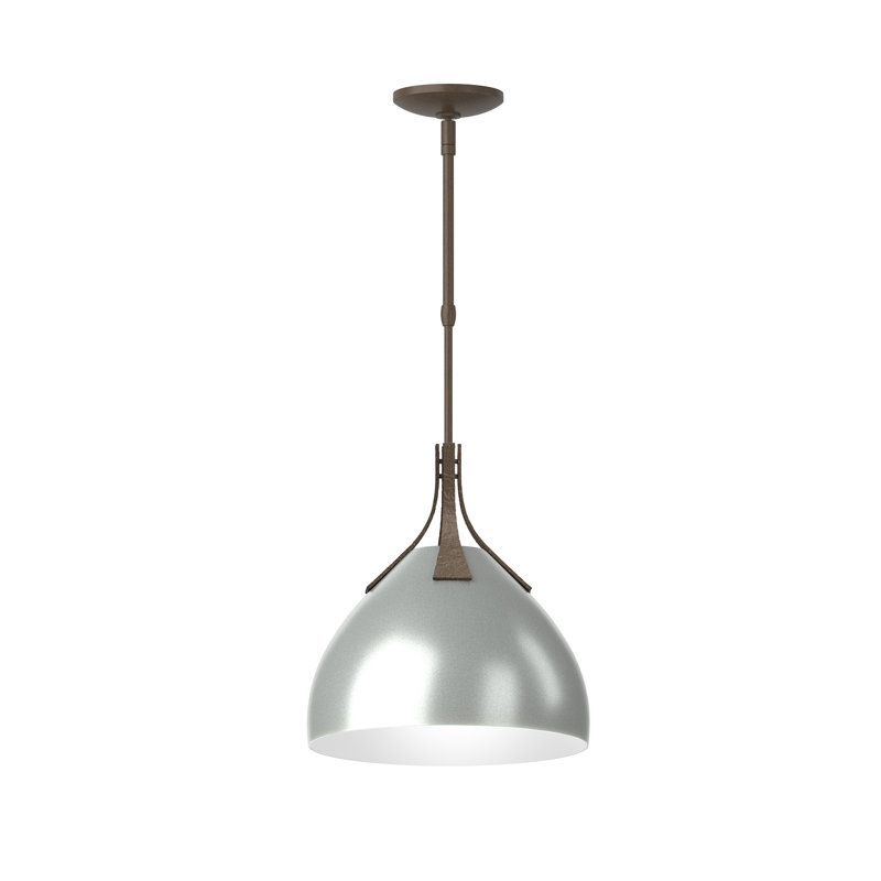 Summit 1 - Light Single Dome Pendant, Vintage Platinum, Bronze