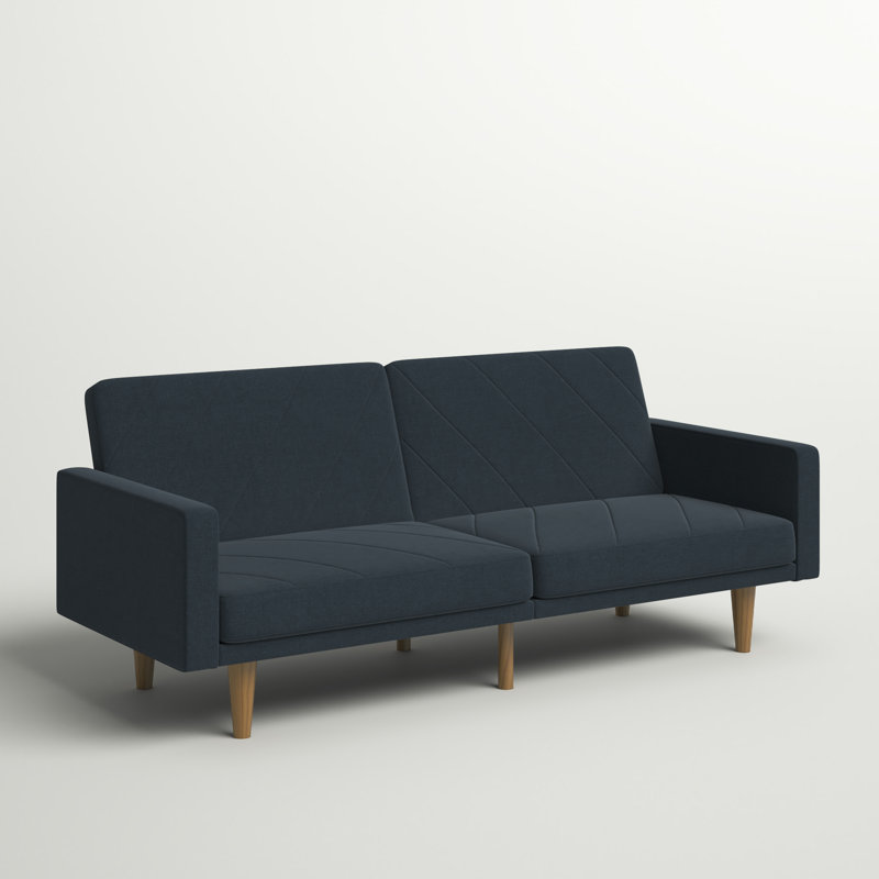 Kermit 3 Seater Linen Sleeper, Navy Performance
