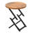 Dyfan Brown Solid Wood Top End Table