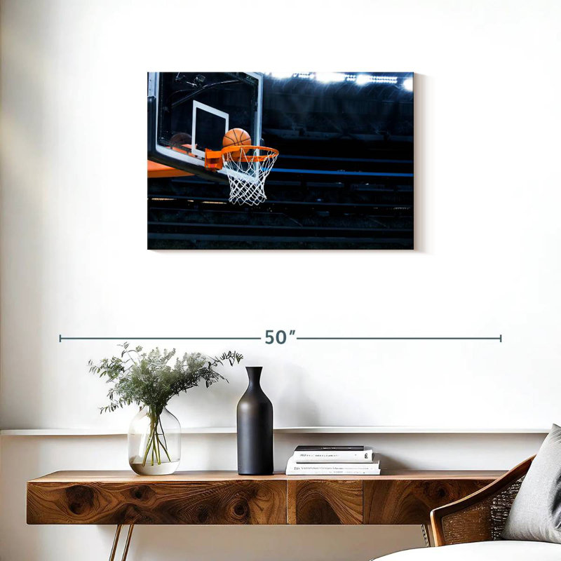 Panier de basketball Sireci, H 20 po x l 30 po