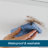 Genesis 2ft x 2ft White Stucco Pro Revealed Edge Ceiling Tiles - Easy Drop-in Installation – Waterproof, Washable and Fire-Rated - High-Grade PVC to Prevent Breakage - Package of 12 Tiles-100014646