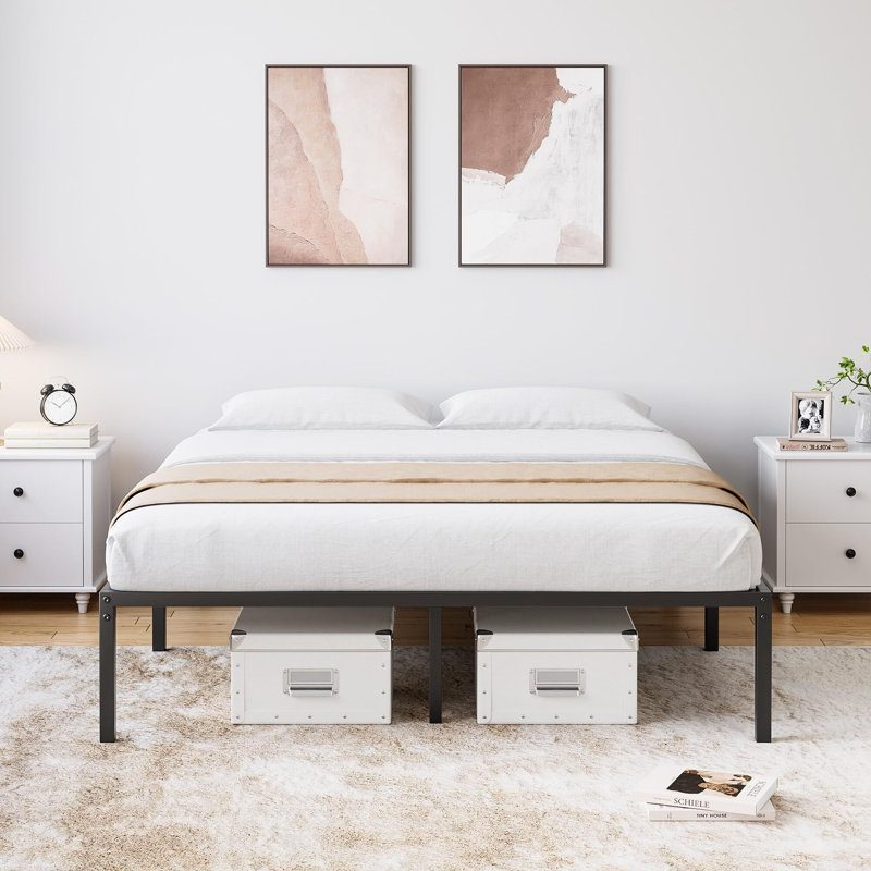 Parias Metal Platform Bed, Full