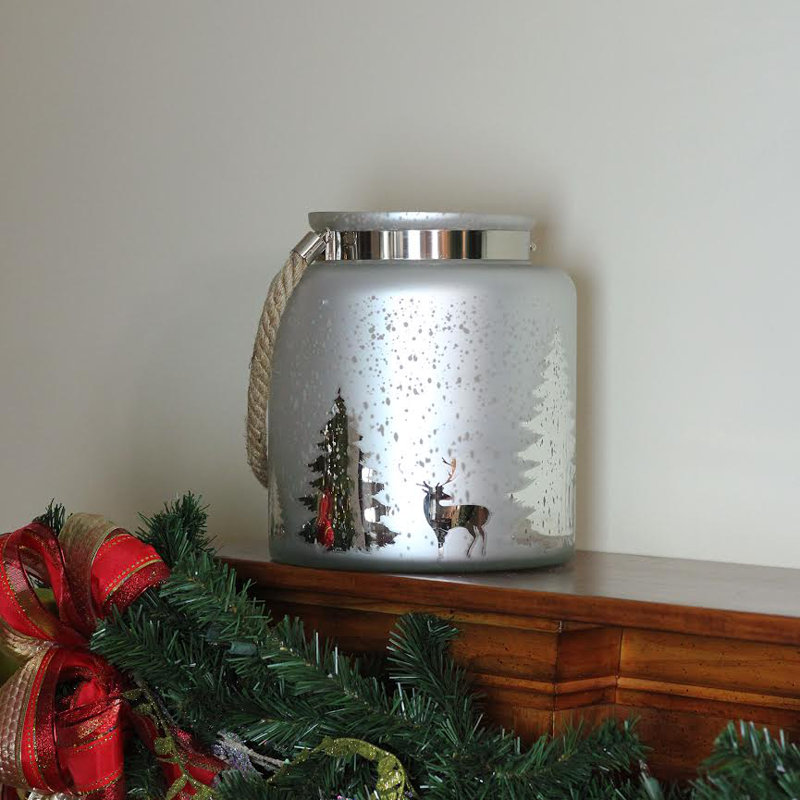 Porte-bougie de Noël 9,5 po
