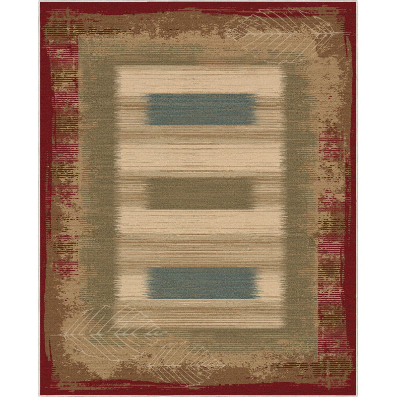 Tapis rouge Kehr, Rectangle 7 pi 7 po x 9 pi 10 po