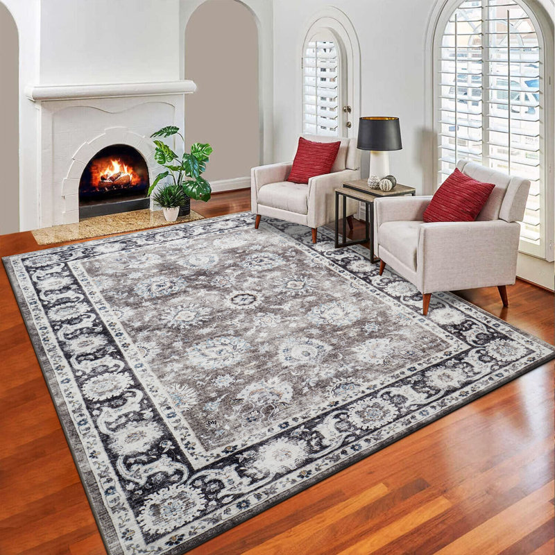 Carralero Persian Altra Soft Machine Woven Luxury Area Rug, Rectangle 60 x 110cm