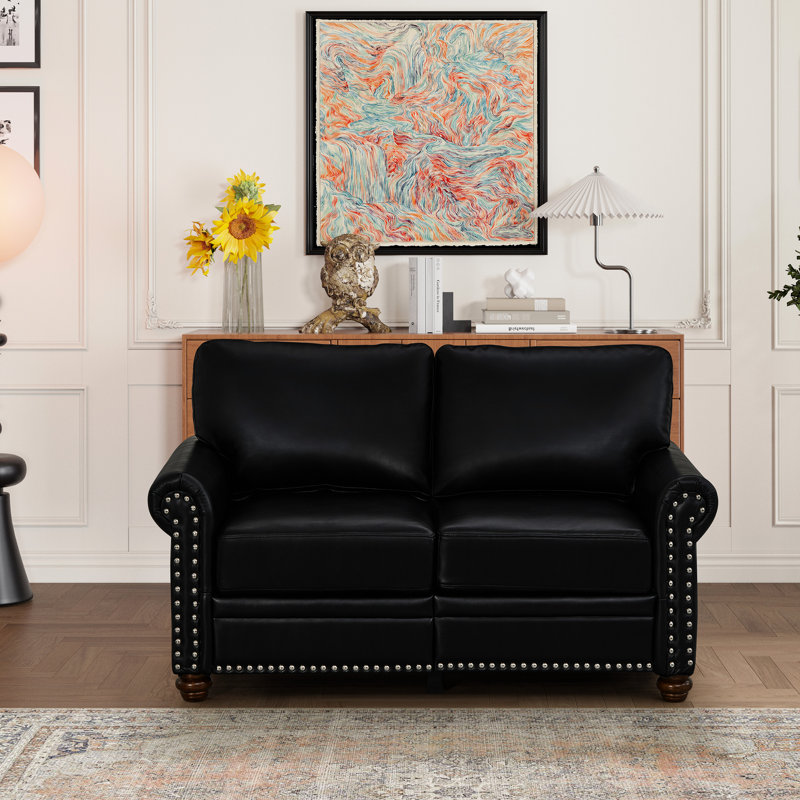 Croskey 31.89 " Faux Leather Loveseat