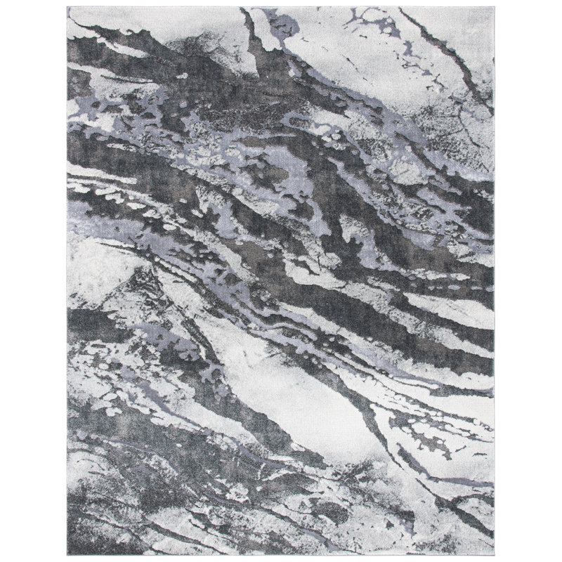 Tonsina Pacific Performance Abstract Rug, Rectangle 5'3" x 7'7"