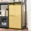 Étagère de rangement avec petit réfrigérateur Bakers-1141869903