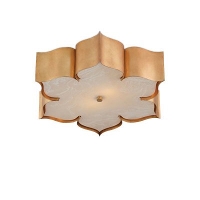 Grand Lotus Acrylic Flush Mount