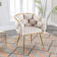 Ensemble de 2 fauteuils de luxe simples et modernes en velours de loisirs, confortables et élégants pour la chambre à coucher ou le salon-390334471