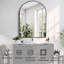 Miroir mural arqué en métal - parfait pour le salon, la chambre à coucher et la salle de bain-791466707