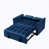 Velours bleu est en rupture de stock