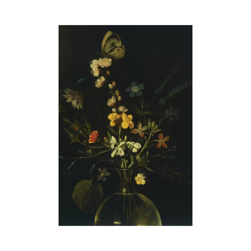 Still Life With Flowers And Fruit, By Master Of The Hartford Still Life, C.1600-10 by Michelangelo Merisi Da Caravaggio - Wrapped Canvas Painting