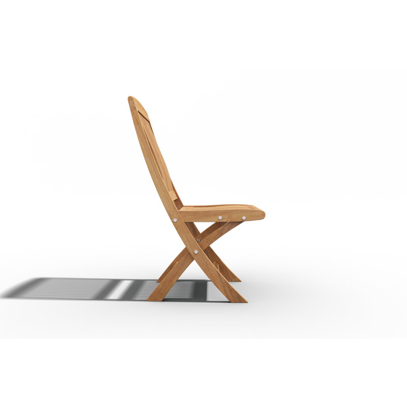Folding Teak Patio Dining Chair