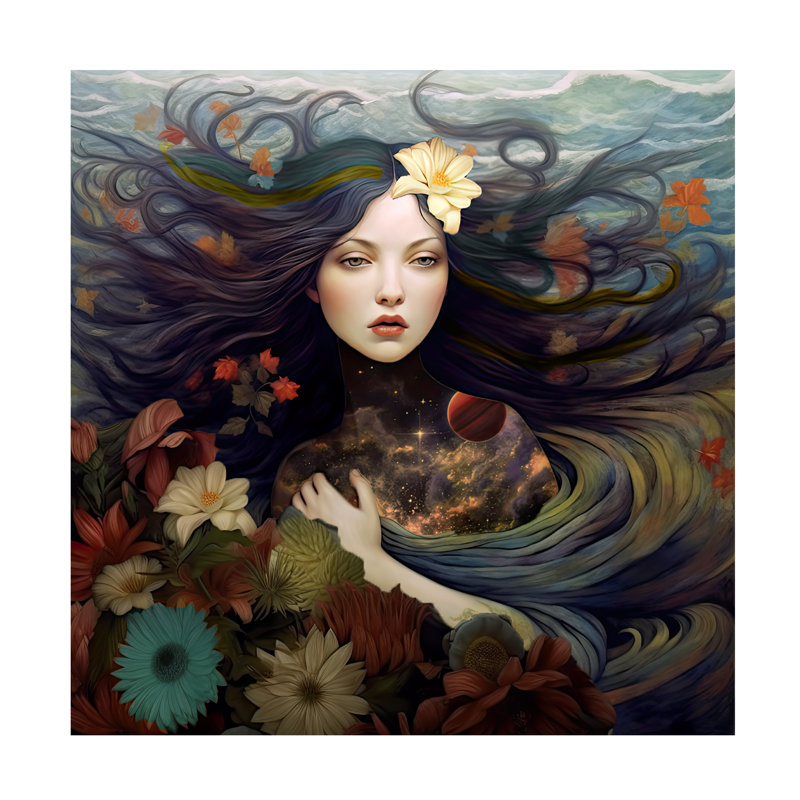 Art sur toile «Bachelor Sasha Creator Of Worlds», H 14 po x l 14 po