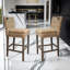 Aliyaha Bar Stools Greywash Set of 2
