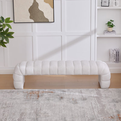 Banc avec revêtement