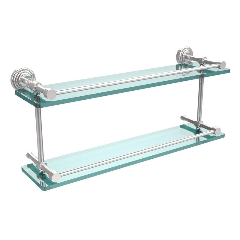 Beresford 2 Piece Tiered Shelf, Matte White