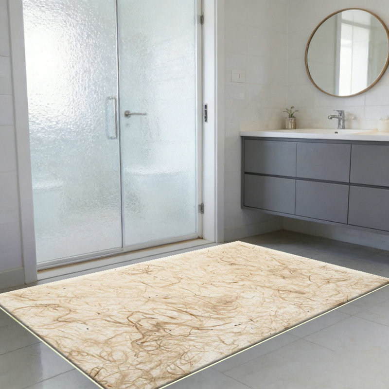 Washable Area Rug for Living Room,Non Slip Modern Abstract Beige Rugs, Easy Clearning Low Pile Large Carpet for Bedroom, Dining Room, Nursery, Office