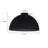  Myrtha Semi Flush Mount Ceiling Light 17.7", Large Close to Ceiling Light with Fabric Shade, Black Semi Flush Light Fixturet for Bedroom, Living Room, Kitchen, Hallway Modern Art Style