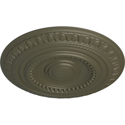 Endurathane Artis Ceiling Medallion, 15 3/4"OD x 1 3/8"P (Fits Canopies up to 6 7/8"), Hand-Painted Witch Hazel Finish