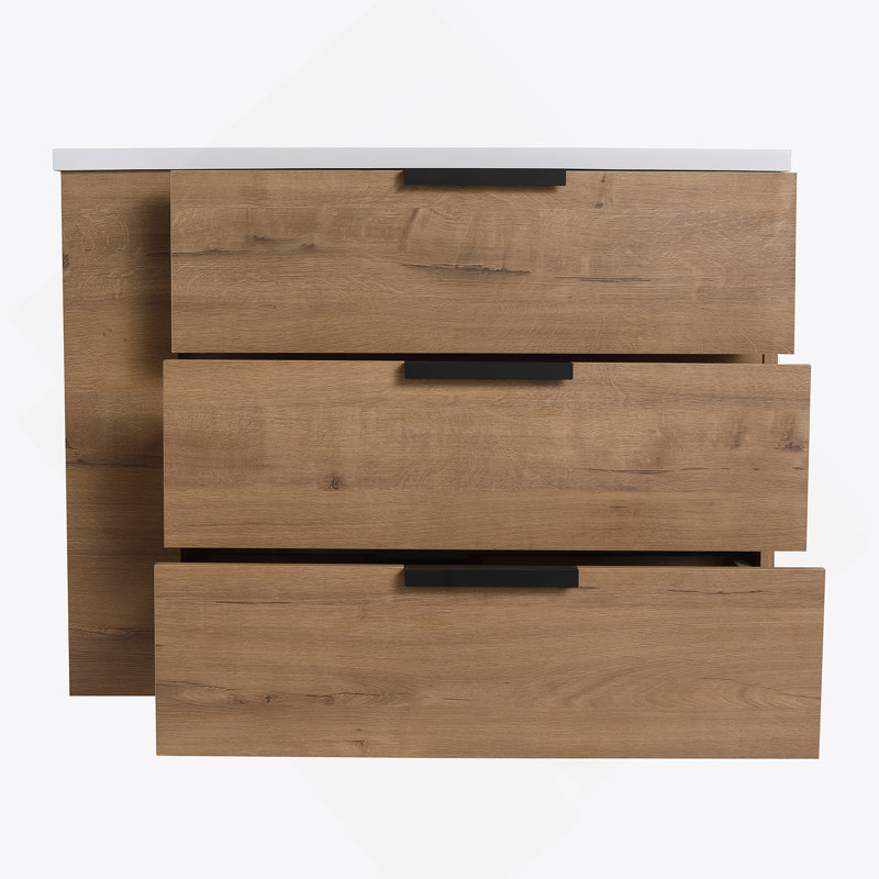 Meuble-lavabo de 30 po avec comptoir (G-CVB01430LIMO-GRB3020MOWH)