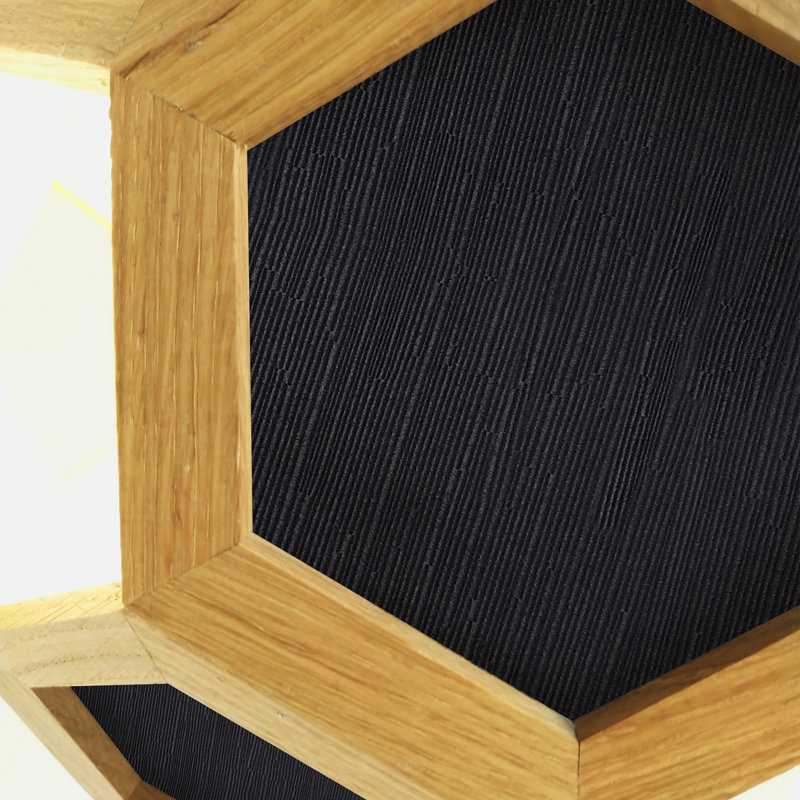 Chevalier 1 - Light Oil Pendant, Dark Oak/Black