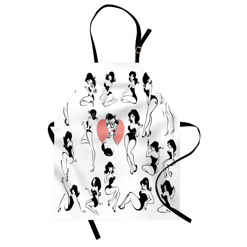 No Pattern Bib Apron