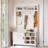 Husta Hall Tree 39.4'' Wide with Bench and Shoe Storage-1591277130