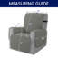 Housse matelassée et réversible pour fauteuil inclinable-50890888-50890288