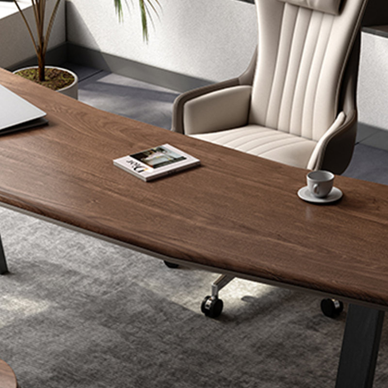 Bureau haut de gamme de style rétro, H 29,52 po x l 70,86 po x P 27,55 po