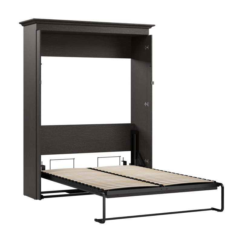 Lit escamotable 66W Alvaretta, Gris foncé