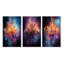«Chandelier Energetic Fusion», 3 pièces sur toile-1629927487-1629927486