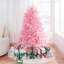 Arbre de Noël artificiel rose pré-éclairé-2102511237