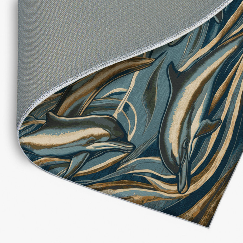Tapis intérieur et extérieur gris Nature, Rectangulaire 2 pi x 3 pi