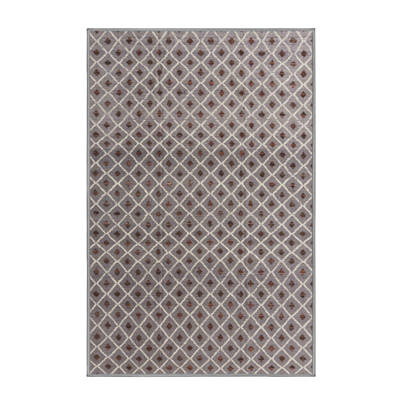 Abstract Indoor Rug, Rectangle 4' x 6'