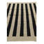 Tapis noir et blanc Orta