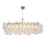 Lustre rectangulaire en verre 12 lumières Transitional
