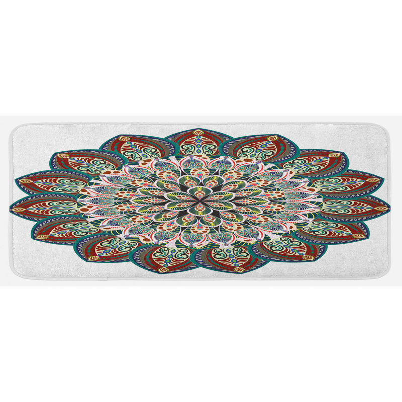 Tapis de cuisine mandala