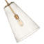Luminaire suspendu conique à 1 lumière Evanne-48832503