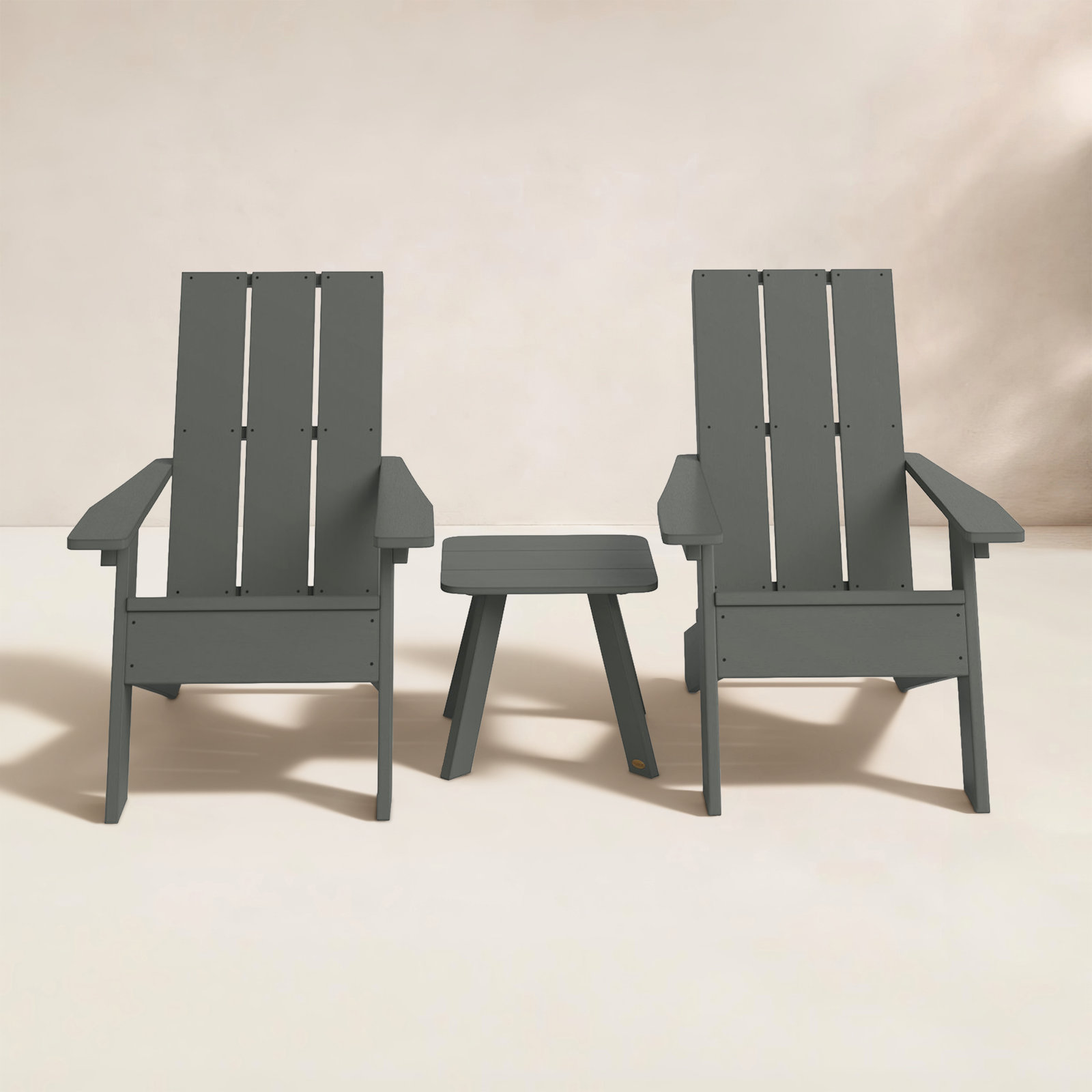 Byrnes 2 - Person Patio Conversation Set, Coastal Teak