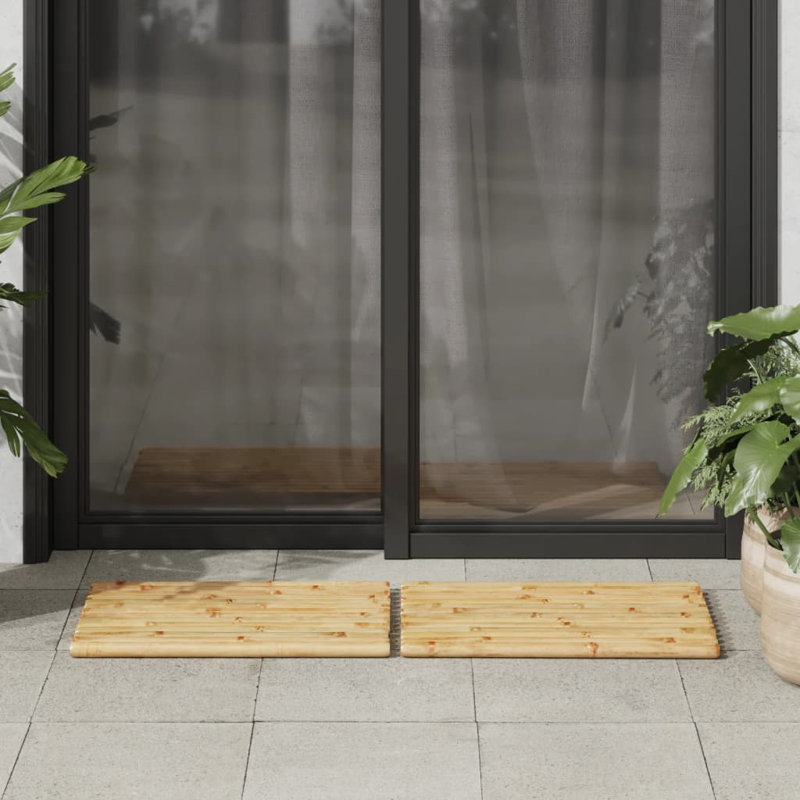 Tapis de bain en  2 pièces 27,6 po x 19,7 po Latitude Run®, L 19,7 po x L 13,8 po