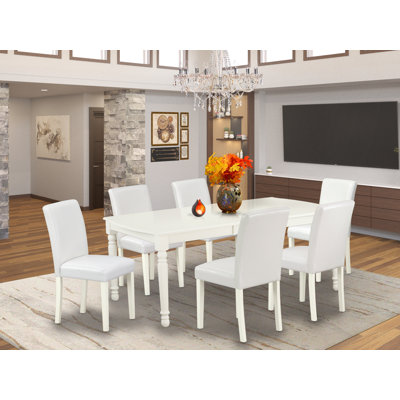 Ensemble de table de salle à manger 7 pièces 7 pièces Modernes