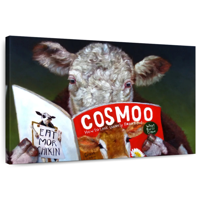 Cow Tips, 32" H x 48" W