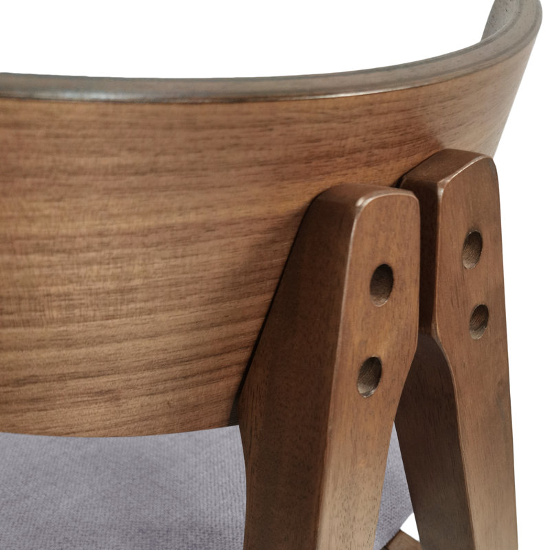  Tabouret de comptoir (ensemble de 2), chaises de salle à manger modernes et confortables pour la cuisine et la salle à manger, gris foncé