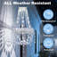 Lustre suspendu en cristal 32 po-123506405