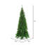Vickerman Green Tinsel Fir Slim Artificial Christm Artificial Fir Christmas Tree-1052317619-1010483993