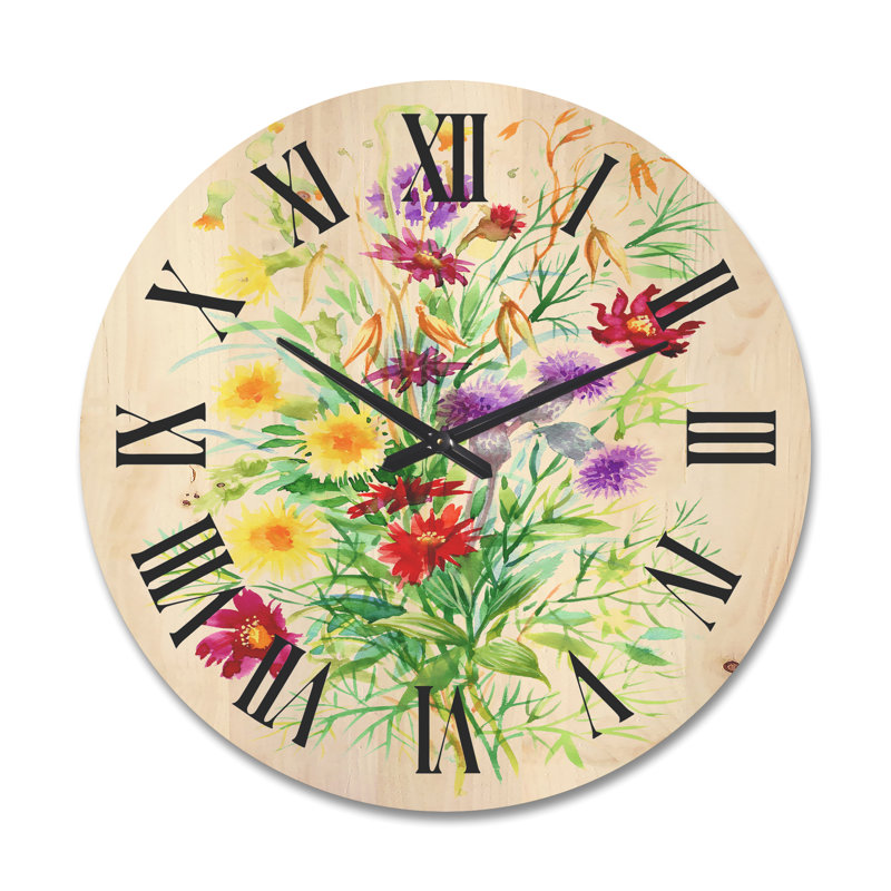 Horloge murale en bois, Grand