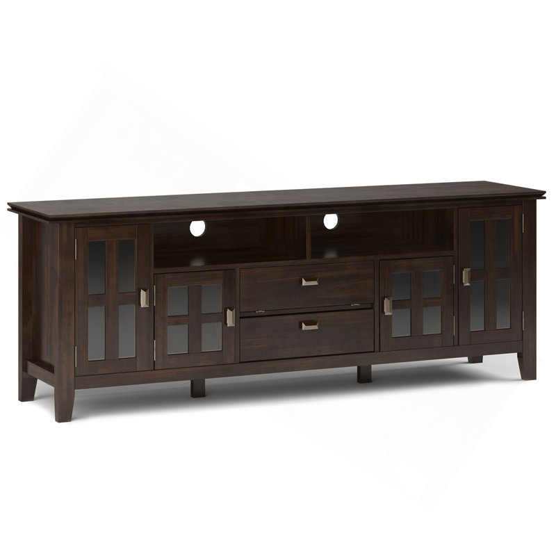 72" TV Media Stand - Tobacco Brown, Dark Brown