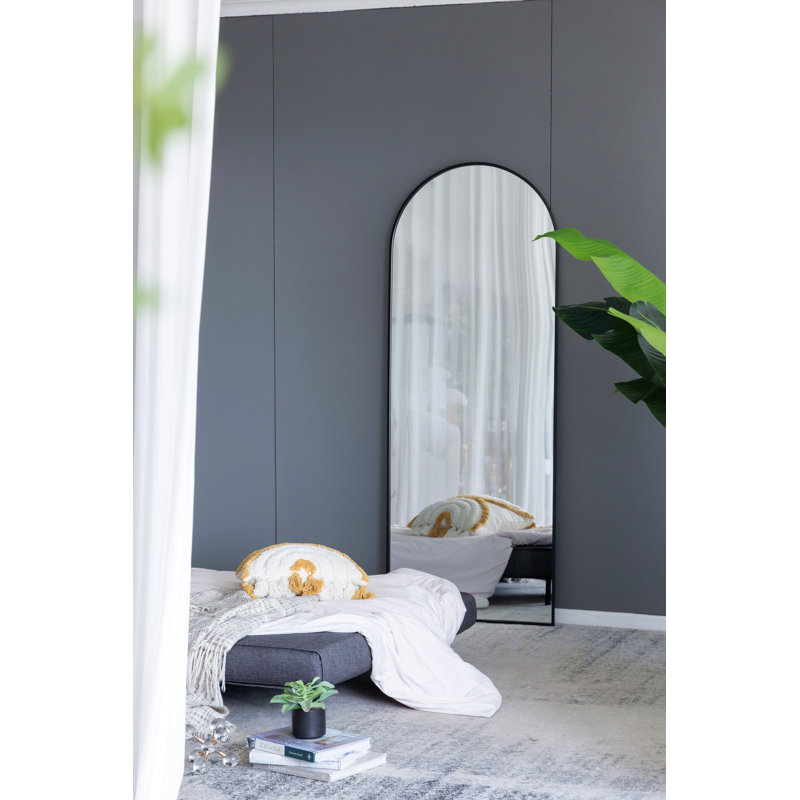 Miroir 28 po x 28 po Celine, Noir